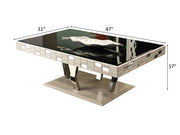 Roma 47" Wide Coffee Table - Gate FurnitureCoffee Tables