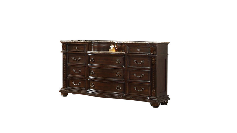 Roma Dresser Walnut - Roma Dresser Walnut