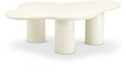 Romaine Iron Coffee Table in Cream - 278Cream-CT