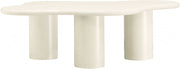 Romaine Iron Coffee Table in Cream - 278Cream-CT