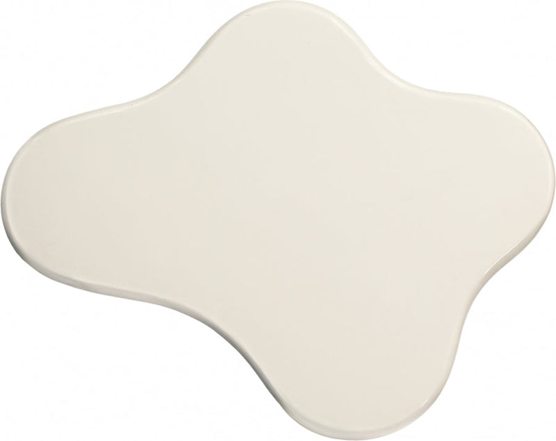 Romaine Iron Coffee Table in Cream - 278Cream-CT