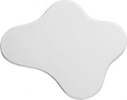 Romaine Iron Coffee Table in White - 278White-CT