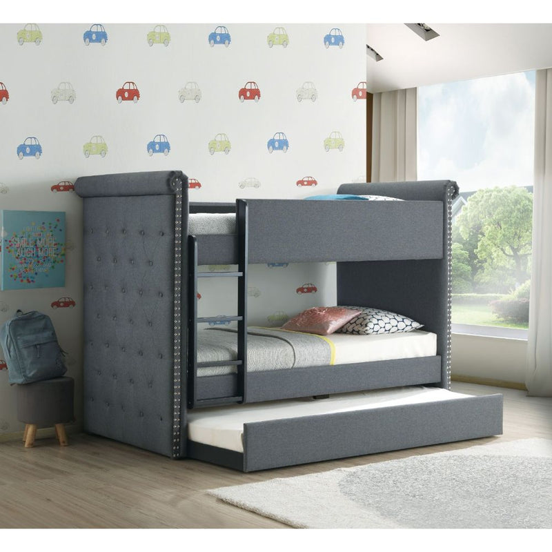 Romana II Twin/Twin Bunk Bed W/Trundle - 37855