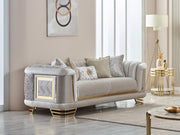 Romances 80" Wide Square Arm Loveseat - Gate FurnitureLoveseat