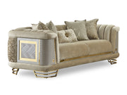 Romances 80" Wide Square Arm Loveseat - Gate FurnitureLoveseat