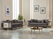 Romances 98" Wide Square Arm Sofa - Gate FurnitureSofas