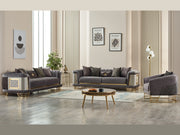 Romances 98" Wide Square Arm Sofa - Gate FurnitureSofas