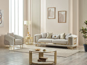 Romances 98" Wide Square Arm Sofa - Gate FurnitureSofas