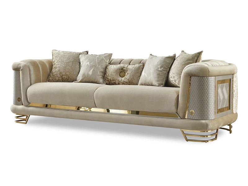 Romances 98" Wide Square Arm Sofa - Gate FurnitureSofas