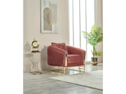 Romans 2-pieces (Sofa & Loveseat) Livingroom Set Brick in Brick - 101-ROM-SIE210-32