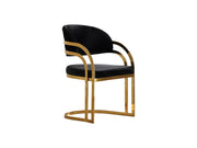 Romans Dining Chair Black in Black - 115-ROM-LV900-DC