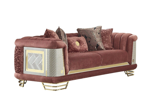 Romans Stationary Loveseat Brick in Brick - 101-ROM-SIE210-2