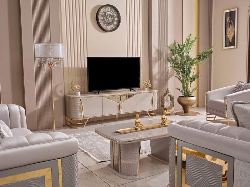 Romans Tv Stand - 130-ROM-TV-C