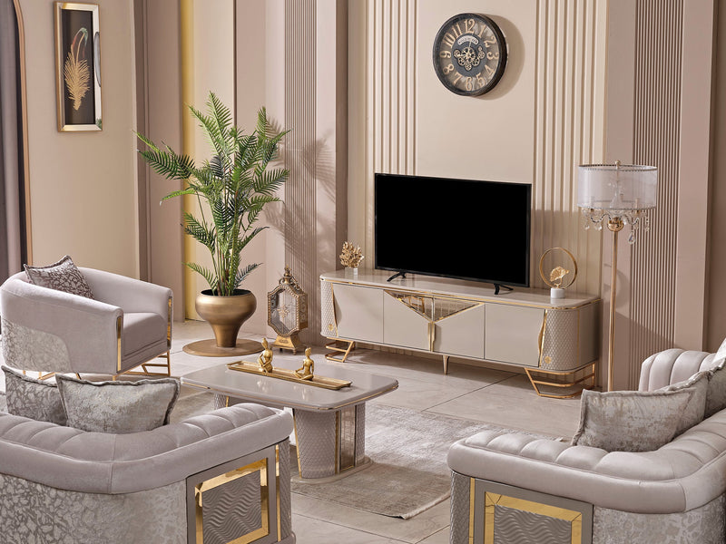 Romans Tv Stand - 130-ROM-TV-C
