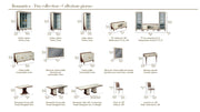 Romantica 4 Door Buffet / Mirror Set - p13751