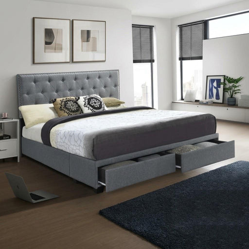 Rome - Bed, Upholstered, Fabric, Gary Queen - CB8252-Q-Bed