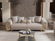 Romeo 3-pieces (Sofa & Loveseat & Chair) Livingroom Set in Cream - 200-ST-ROM-KENZO20-321