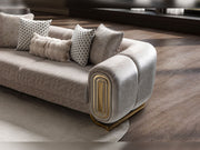 Romeo 3-pieces (Sofa & Loveseat & Chair) Livingroom Set in Cream - 200-ST-ROM-KENZO20-321