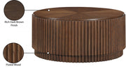 Ronin Solid Wood And Oak Veneer Coffee Table in Brown - 99055Brown-CT