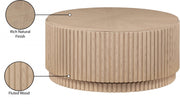 Ronin Solid Wood And Oak Veneer Coffee Table in Natural - 99055Oak-CT