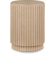 Ronin Solid Wood And Oak Veneer End Table in Natural - 99055Oak-ET