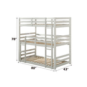 Ronnie Triple Twin Bunk Bed - 37420