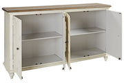 Roranville Antique White Accent Cabinet - Gate FurnitureCabinet