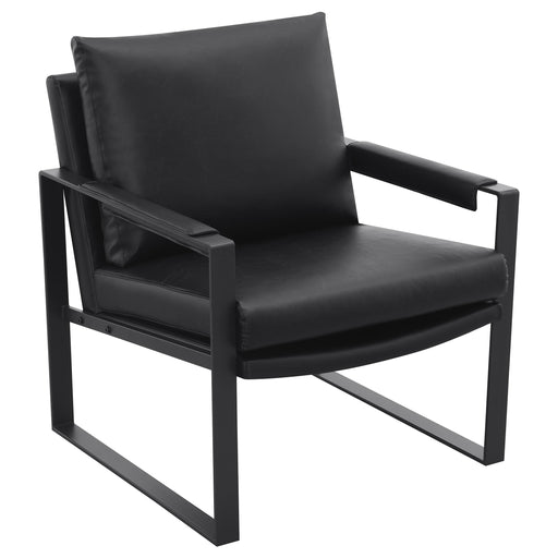 Rosalind Upholstered Track Arm Accent Chair Black - 903021