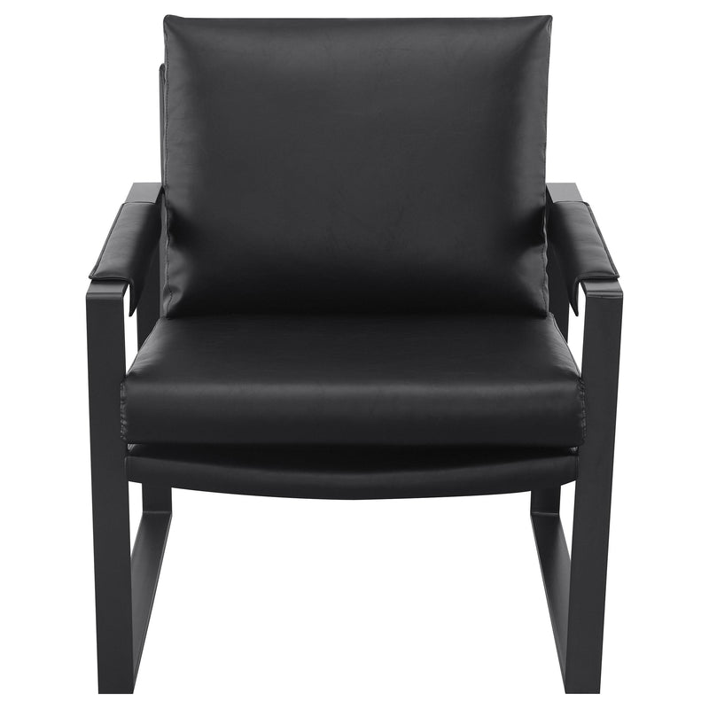 Rosalind Upholstered Track Arm Accent Chair Black - 903021