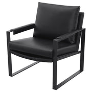 Rosalind Upholstered Track Arm Accent Chair Black - 903021