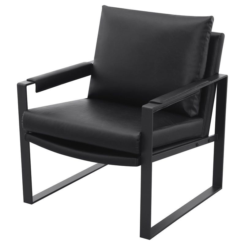 Rosalind Upholstered Track Arm Accent Chair Black - 903021