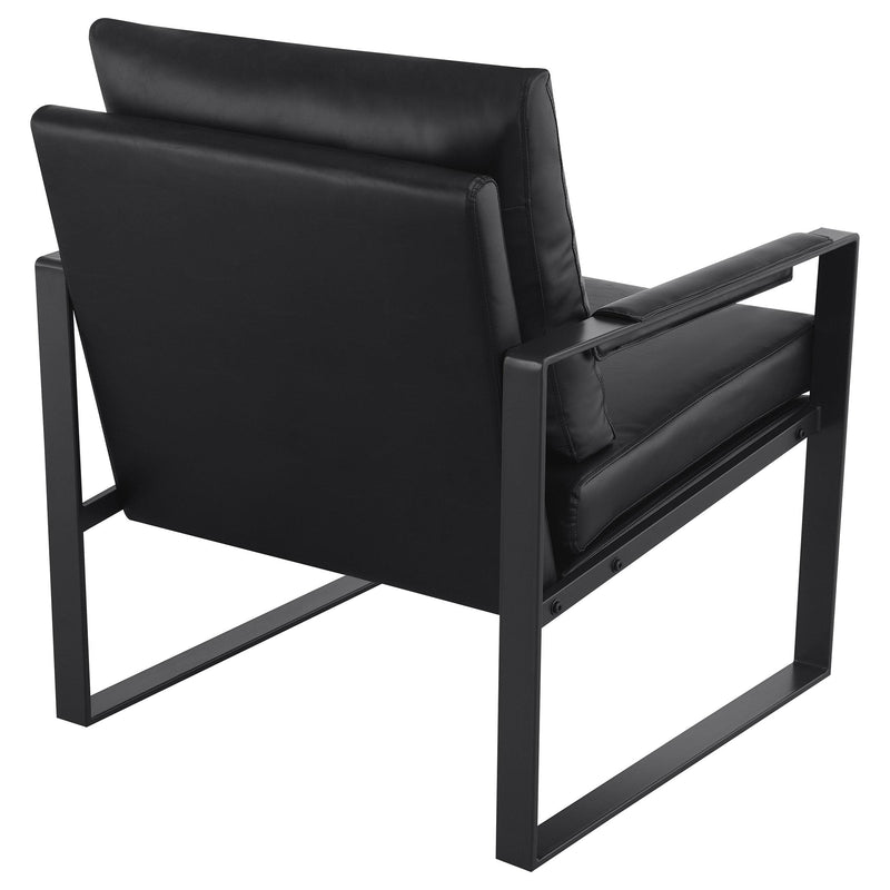 Rosalind Upholstered Track Arm Accent Chair Black - 903021