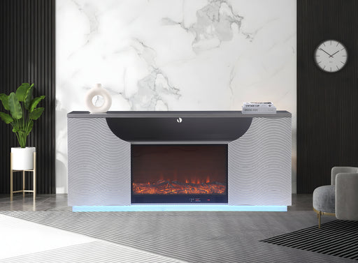 Rosario Silver Tv Stand - ROSARIO-SLVR-TVS