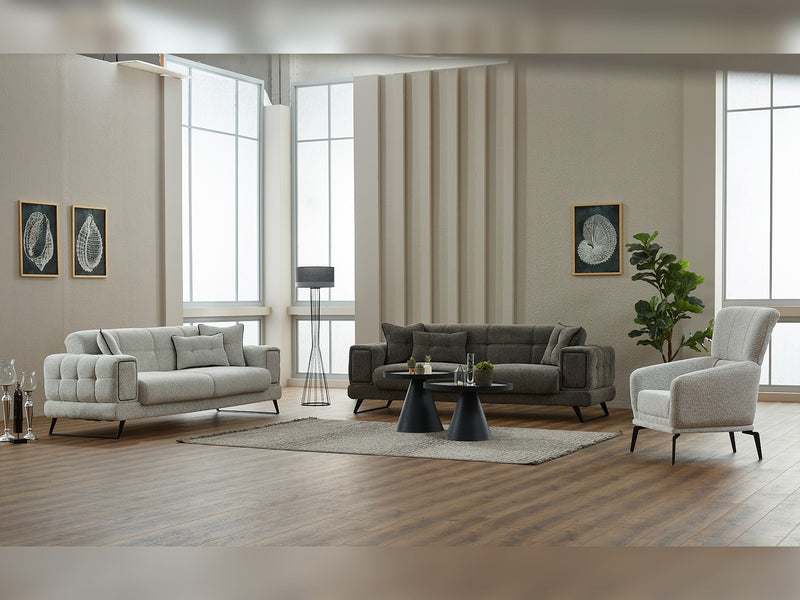 Rose Convertible Loveseat in Beige - 200-SIM-ROS-CALVE02-2