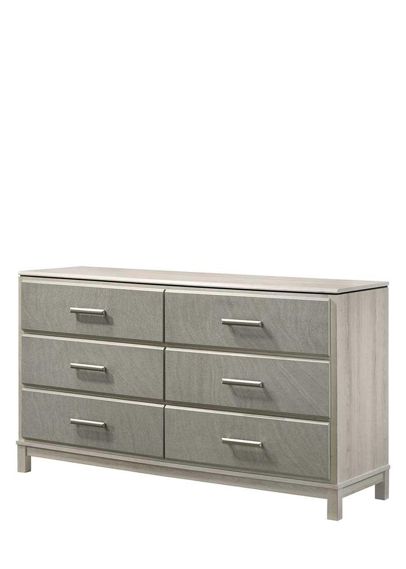 Roswell - 6 Drawers Beige Dresser - B328-D
