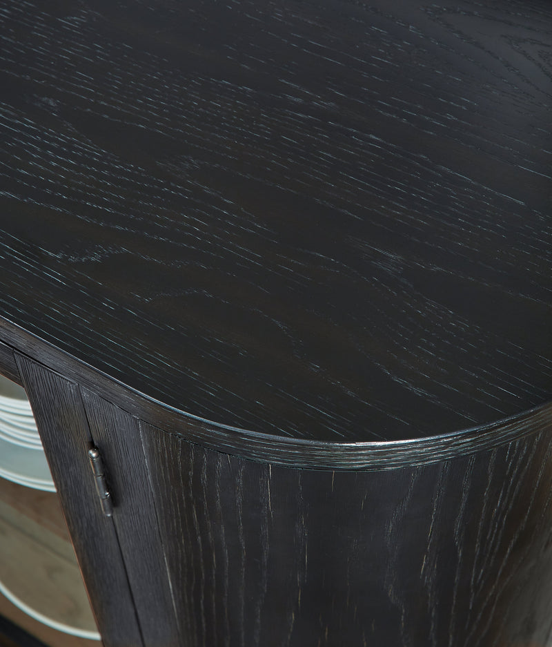 Rowanbeck Black Dining Server - D821-60