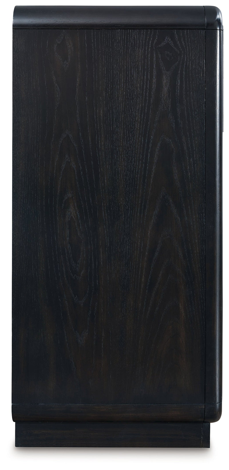 Rowanbeck California King Upholstered Panel Bed with Dresser in Gray/Black from Ashley - Luna Furniture