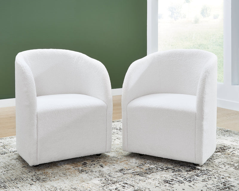 Rowanbeck Ivory Dining Chair, Set of 2 - D821-02A