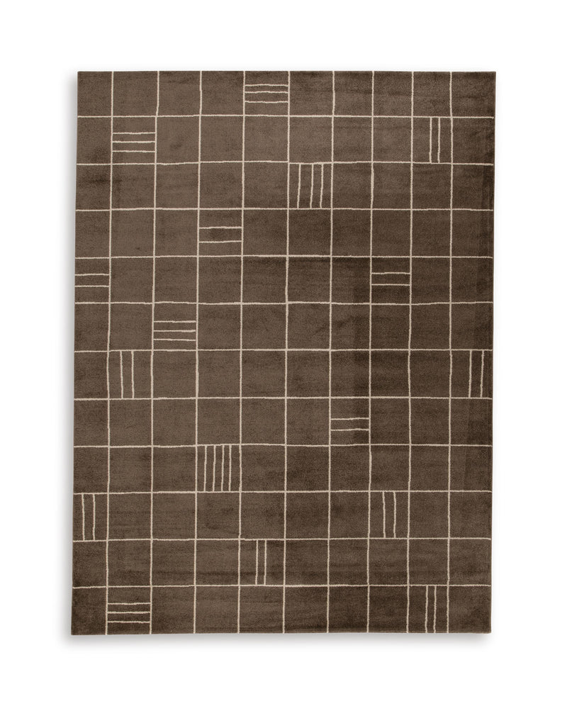 Rowbrook Brown/Tan Extra Large Rug - R408780