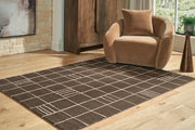 Rowbrook Brown/Tan Medium Rug - R408782