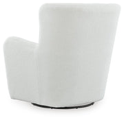 Rowenburg Cream Swivel Glider Accent Chair - A3000797