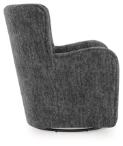 Rowenburg Heather Charcoal Swivel Glider Accent Chair - A3000796