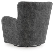 Rowenburg Heather Charcoal Swivel Glider Accent Chair - A3000796