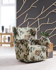 Rowenburg Multi Swivel Glider Accent Chair - A3000855