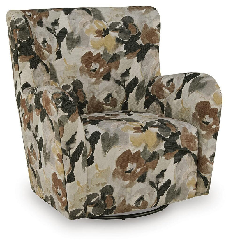 Rowenburg Multi Swivel Glider Accent Chair - A3000855