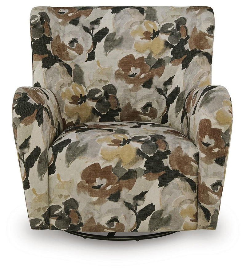 Rowenburg Multi Swivel Glider Accent Chair - A3000855