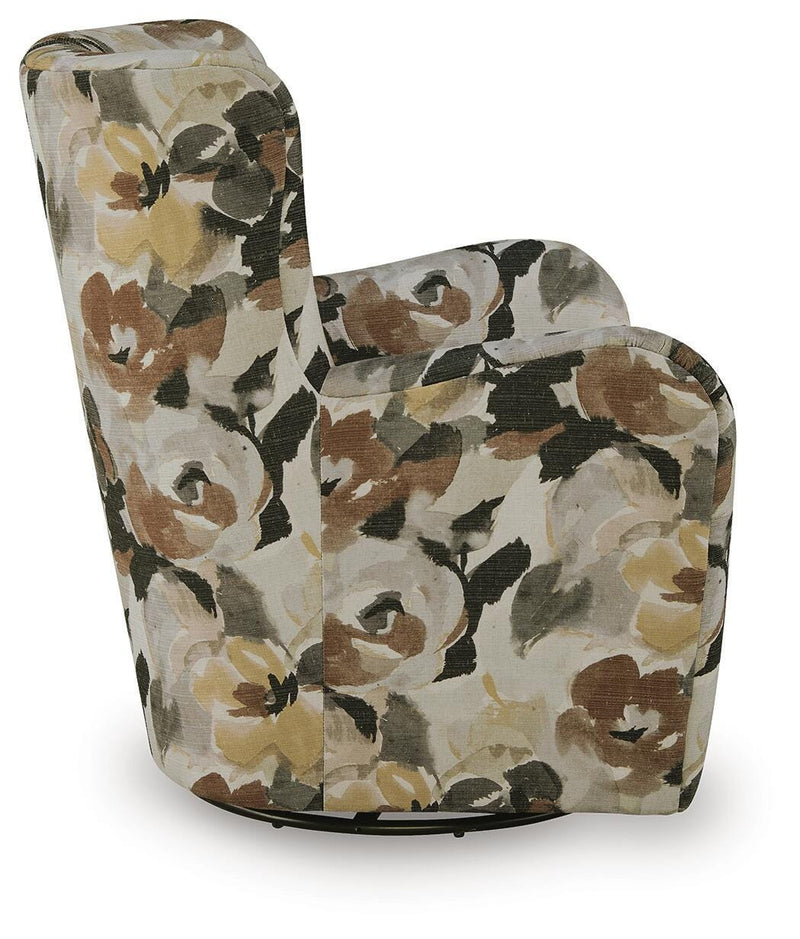 Rowenburg Multi Swivel Glider Accent Chair - A3000855