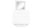 Rowlenstown Antique White Bedroom Mirror - PCB823-36