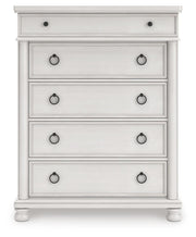 Rowlenstown Antique White Chest of Drawers - PCB823-46