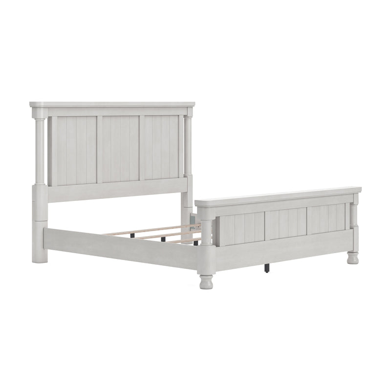 Rowlenstown Antique White King Poster Bed - PCB823B10